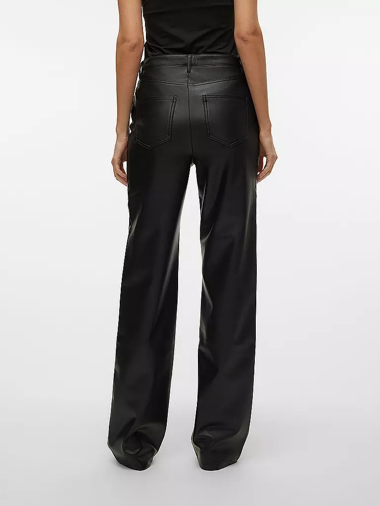 VERO MODA | Pantalones de efecto cuero VMTESSA | Negro
