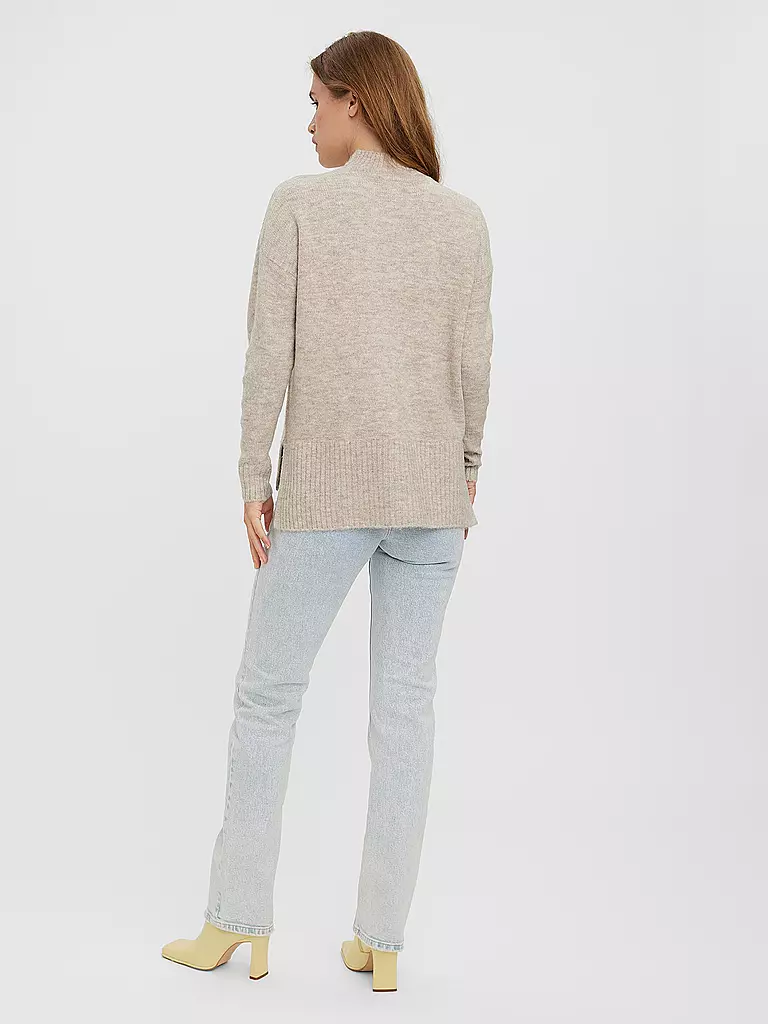 VERO MODA | Pullover Oversized Fit  VMLEFILE | Crema
