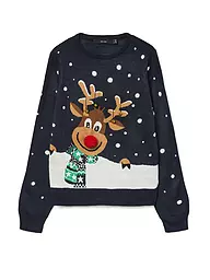 VERO MODA | Pullover VMFROSTYDEER | Azul oscuro