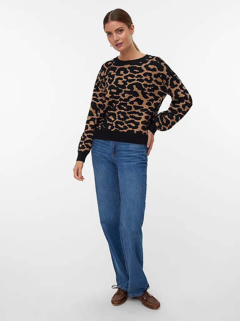 VERO MODA | Pullover VMSILJEANIMAL | Negro