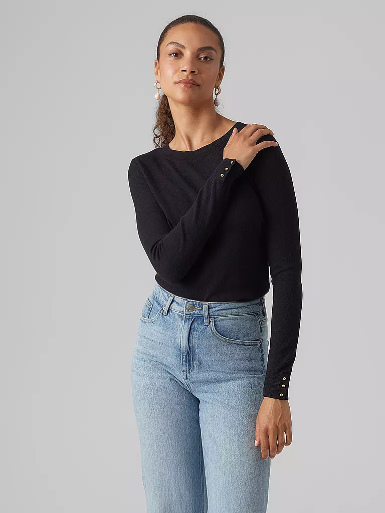 VERO MODA | Pullover VMSILKY | Negro