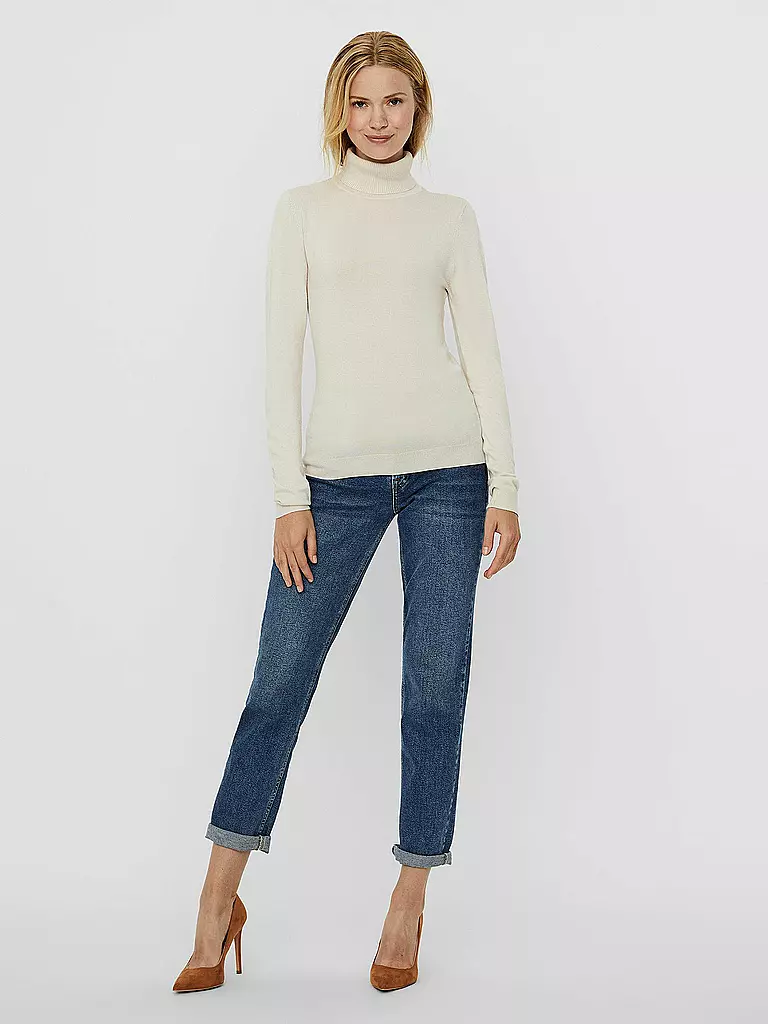 VERO MODA | Rollkragenpullover VMGLORY  | Crema
