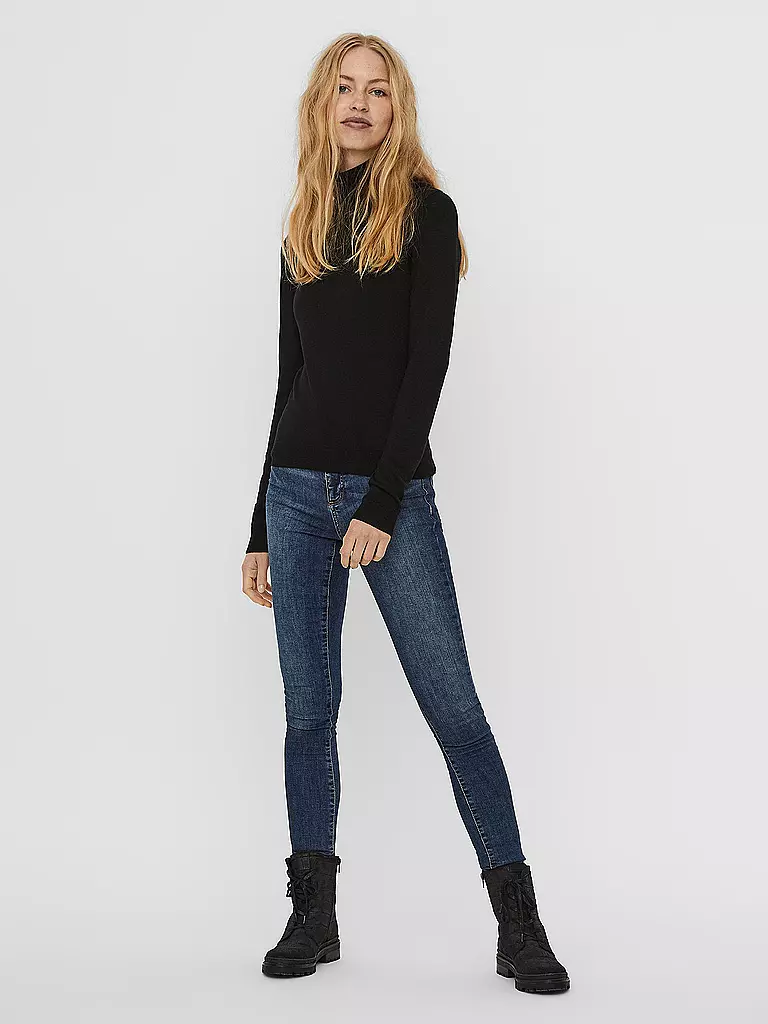 VERO MODA | Rollkragenpullover VMGLORY | Negro