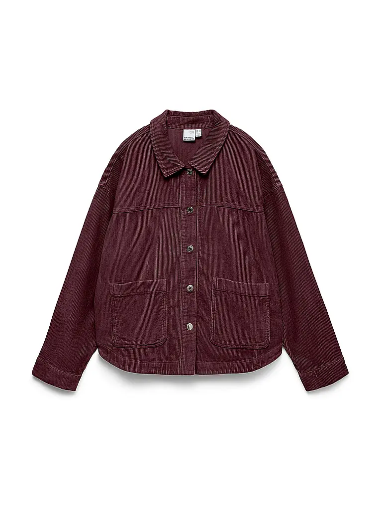 VERO MODA | Sobrecamisa VMJAMIE | Rojo oscuro