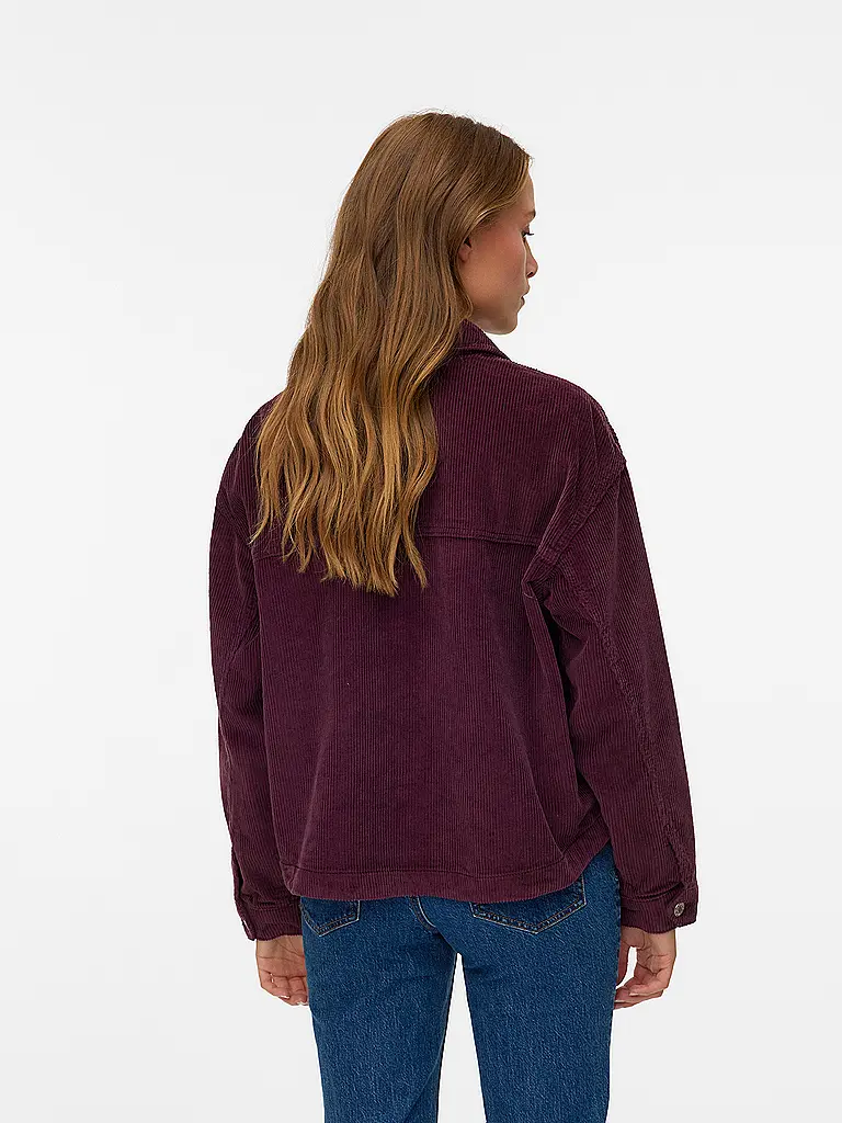 VERO MODA | Sobrecamisa VMJAMIE | Rojo oscuro