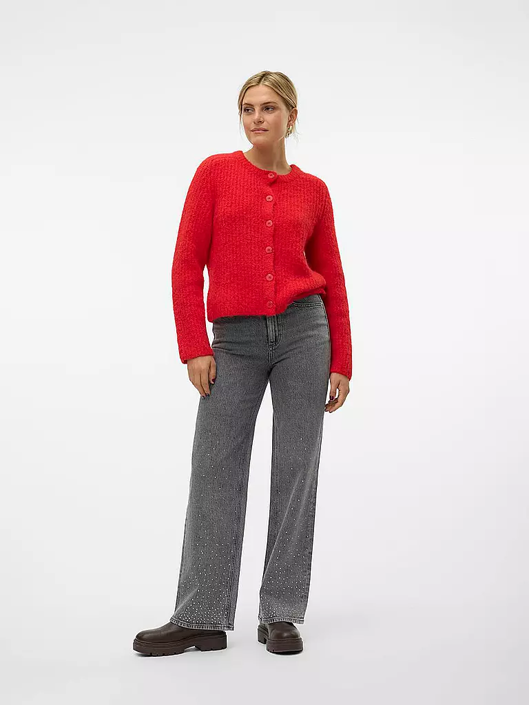 VERO MODA | Strickjacke  VMAWSOME | Rojo