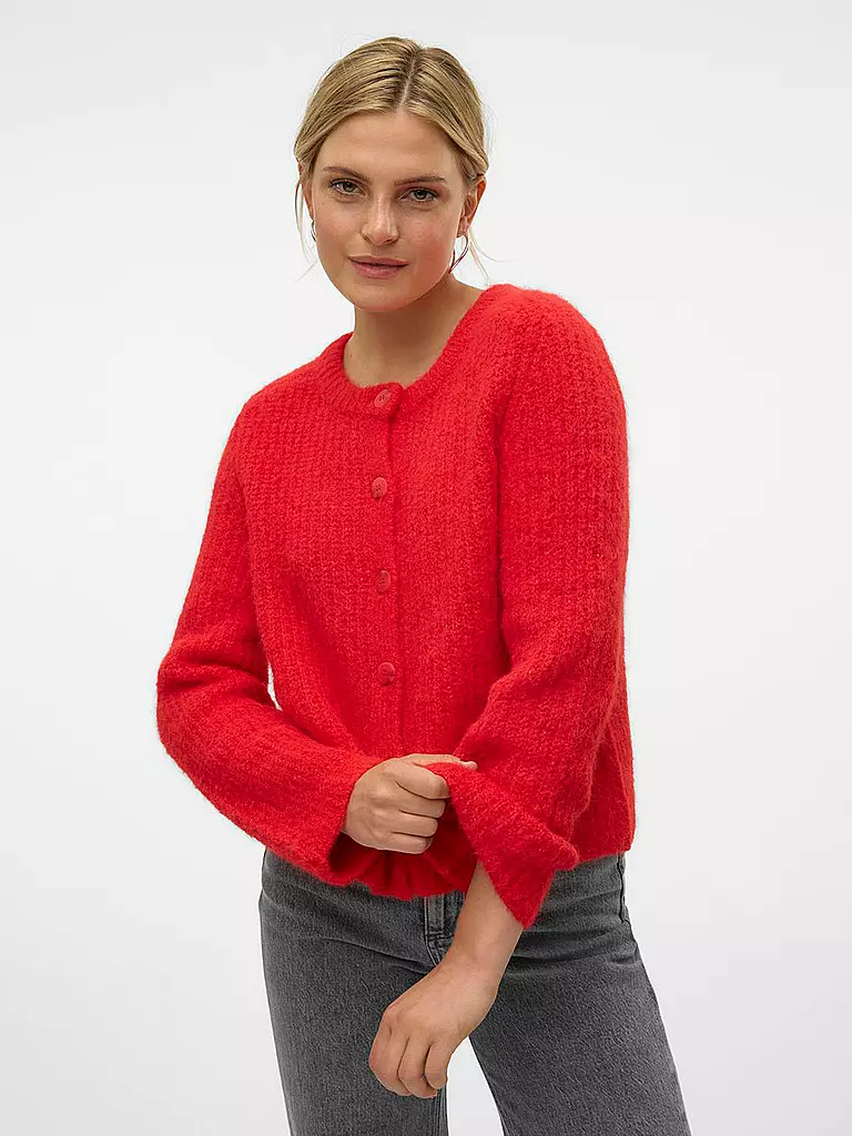 VERO MODA | Strickjacke  VMAWSOME | Rojo