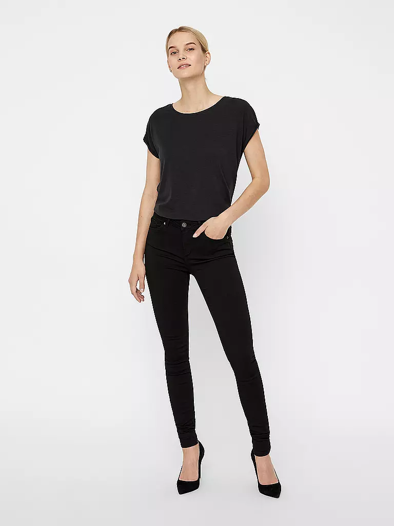 VERO MODA | Vaqueros Super Slim Fit " VMLUX " | Negro