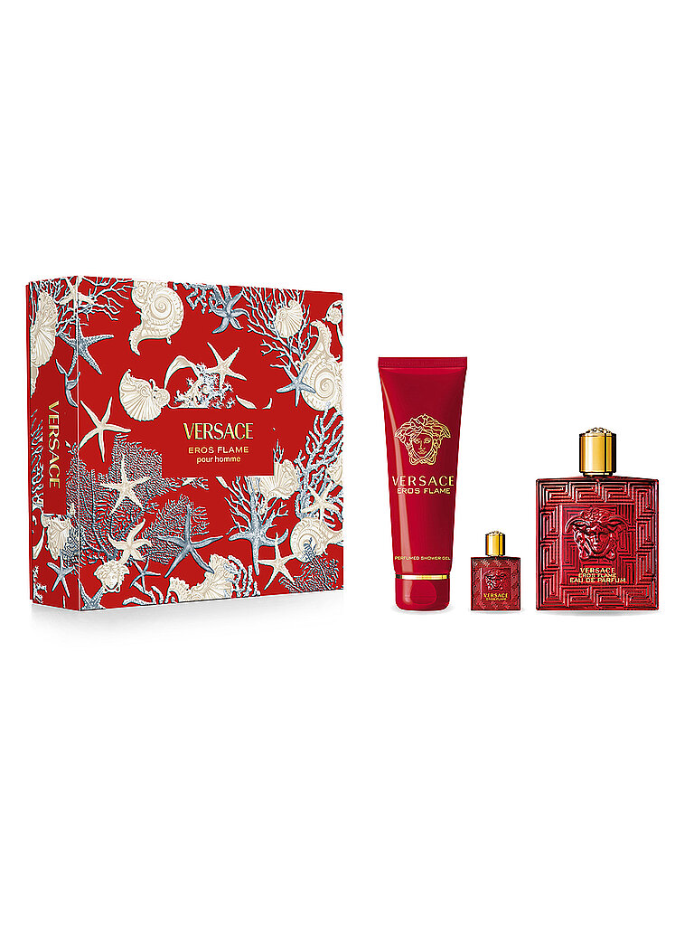 Set de regalo - Eros Flame Eau de Parfum Set 150ml /100ml /5ml