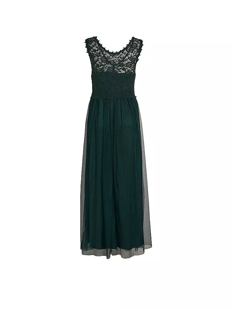 VILA | Abendkleid VILYNNEA | Verde oscuro