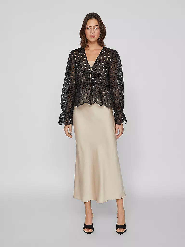 VILA | Midi falda VIELLETTE | beige