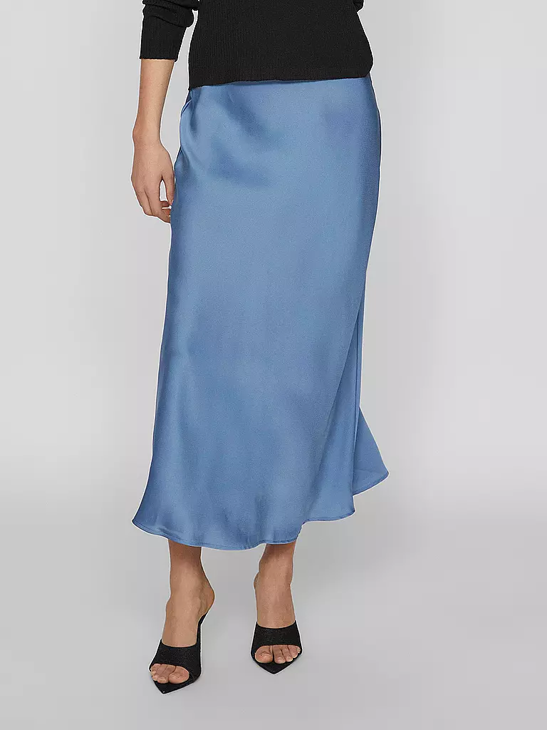 VILA | Midi falda VIELLETTE | blau