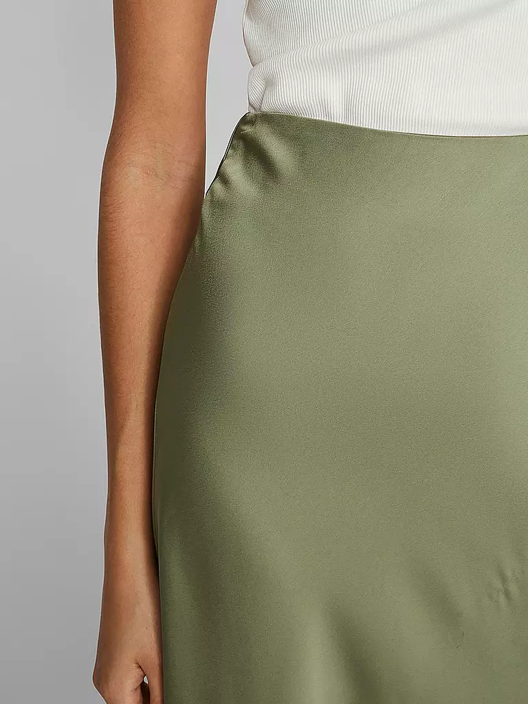 VILA | Midi falda VIELLETTE | olive