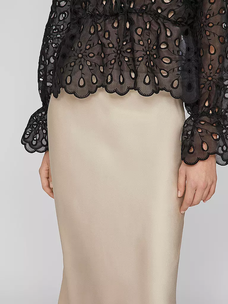 VILA | Midi falda VIELLETTE | beige