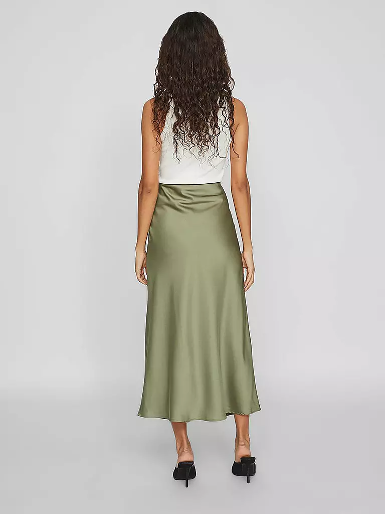 VILA | Midi falda VIELLETTE | olive