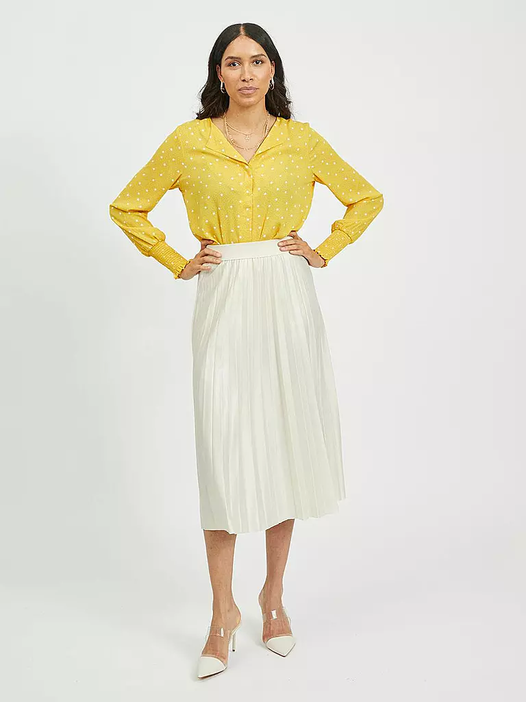 VILA | Midi falda VINITBAN | Beige
