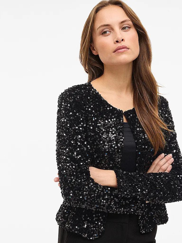 VILA | Strickjacke VIFAITH | Negro