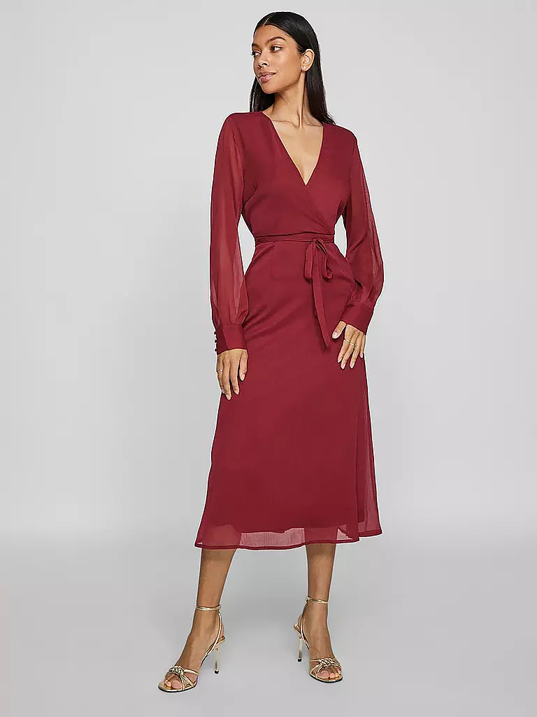 VILA | Vestido de cóctel VIFALIA | Rojo oscuro