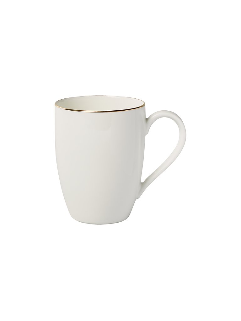 Taza con asa Anmut Gold 0,35l blanco