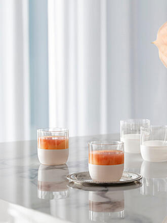 VILLEROY & BOCH | Juego de 4 vasos de whisky MANUFACTURE ROCK BLANC GLAS