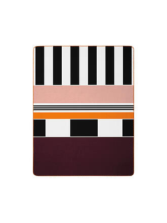 VILLEROY & BOCH | Manta para el hogar 150x200cm MEMPHIS Blanco/Negro