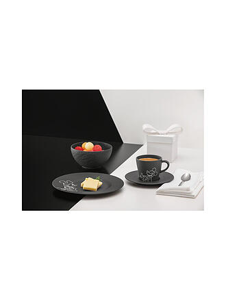 VILLEROY & BOCH | Set de desayuno de 4 piezas MANUFACTURE -MICKEY MOUSE Negro