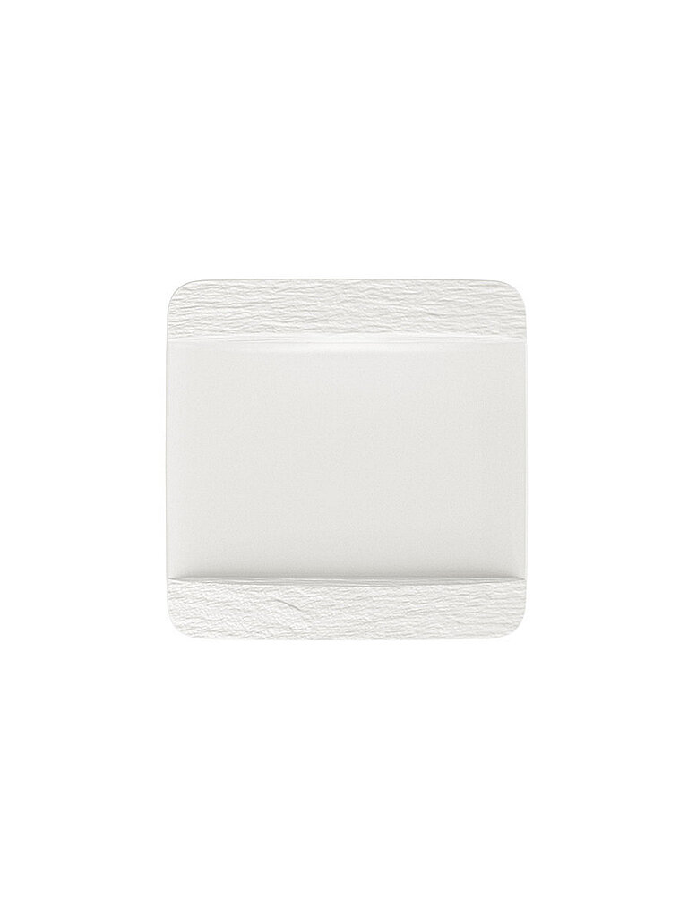 Speiseteller quadratisch Manufacture Rock Blanc 28x28cm blanco