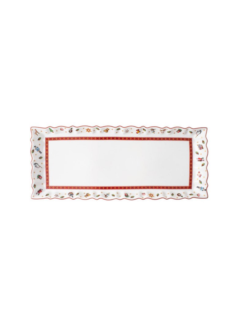 Villeroy & Boch Toy's Delight - Fuente rectangular para pastel 39x16cm multicolor