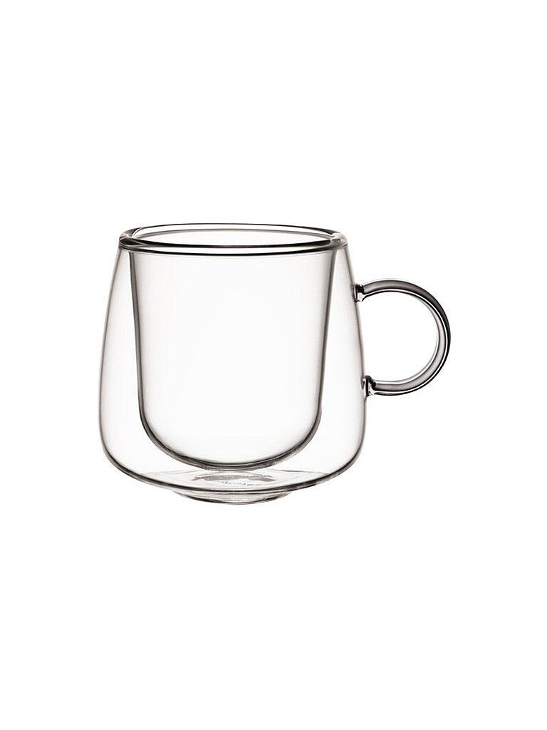 Set de vasos de espresso de 2 piezas ARTESANO H&C transparente