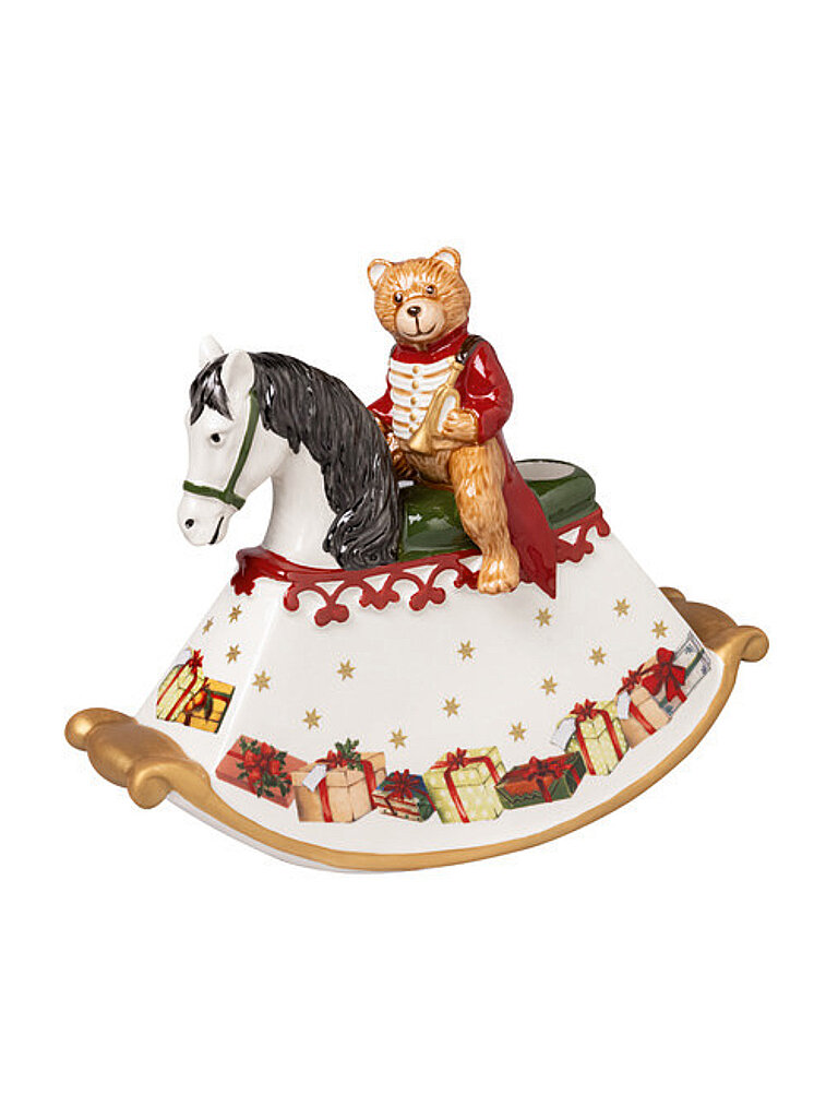 Villeroy & Boch Decoración navideña, caballito balancín Toy's Delight 21,5x9x17cm multicolor
