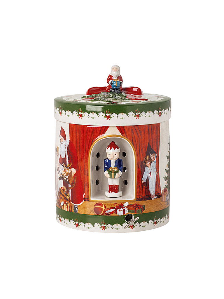 Villeroy & Boch Caja de música Toy's Delight Santa trae regalos 16x16x21cm multicolor