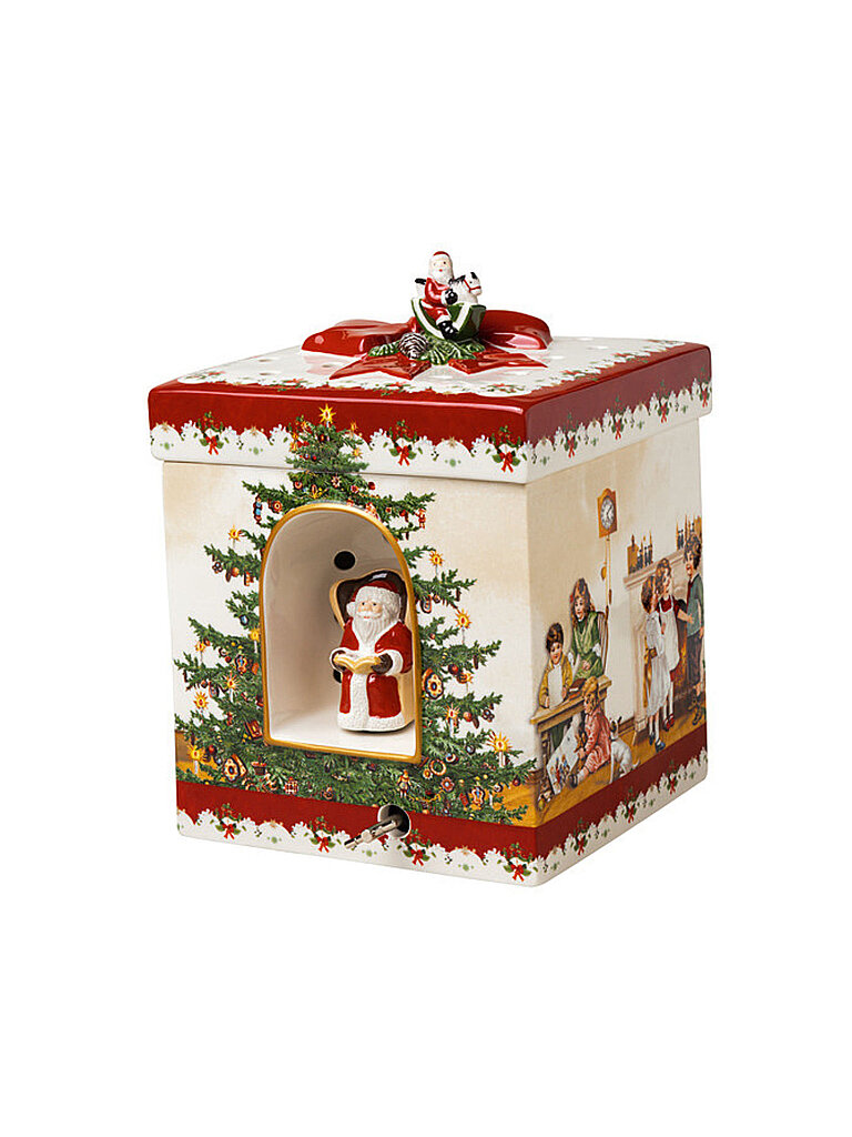 Villeroy & Boch Caja de música Toy's Delight Paket rectangular 17x17x21cm multicolor