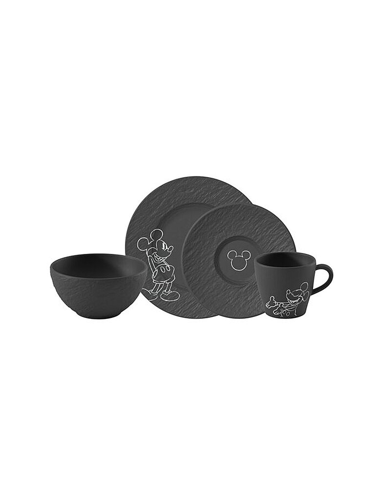 Set de desayuno de 4 piezas MANUFACTURE -MICKEY MOUSE Negro negro