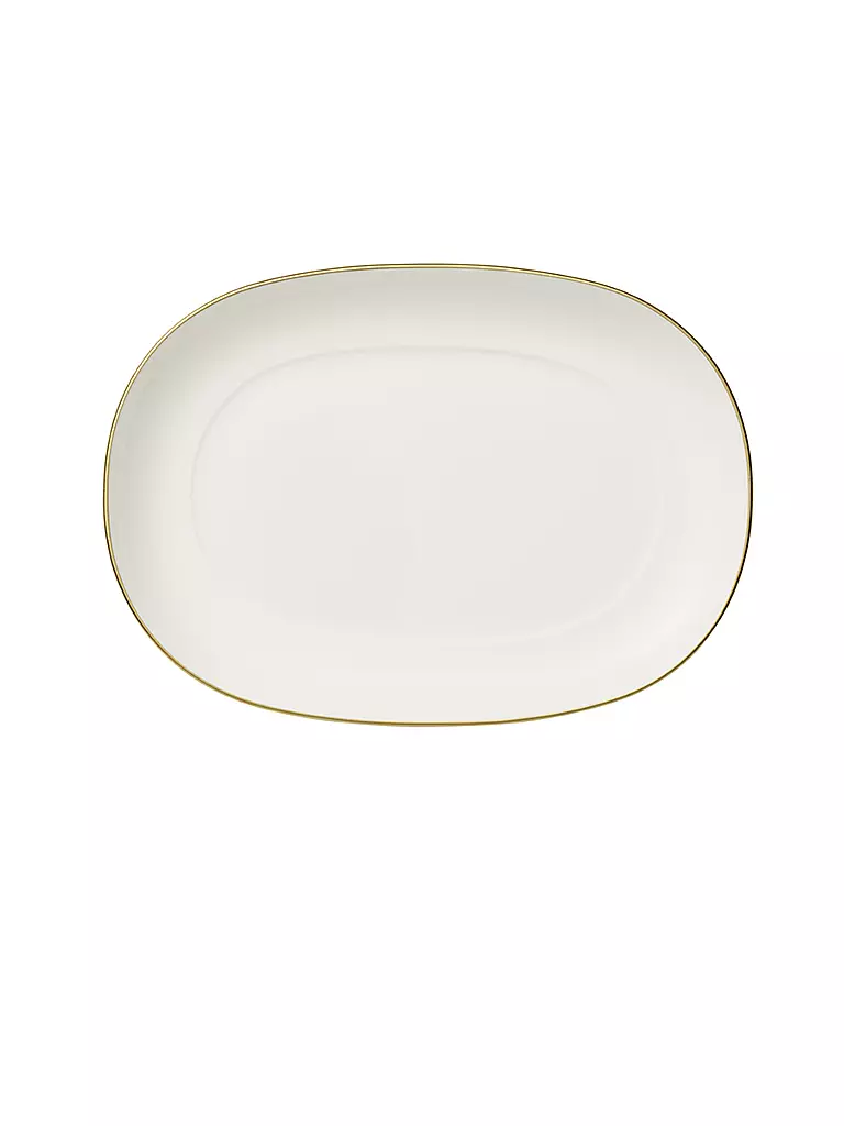 VILLEROY & BOCH SIGNATURE | Base para salsera "Anmut Gold" 20cm | Blanco