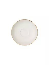 VILLEROY & BOCH SIGNATURE | Platillo para Moca/Espresso "Anmut Gold" 12cm | Blanco
