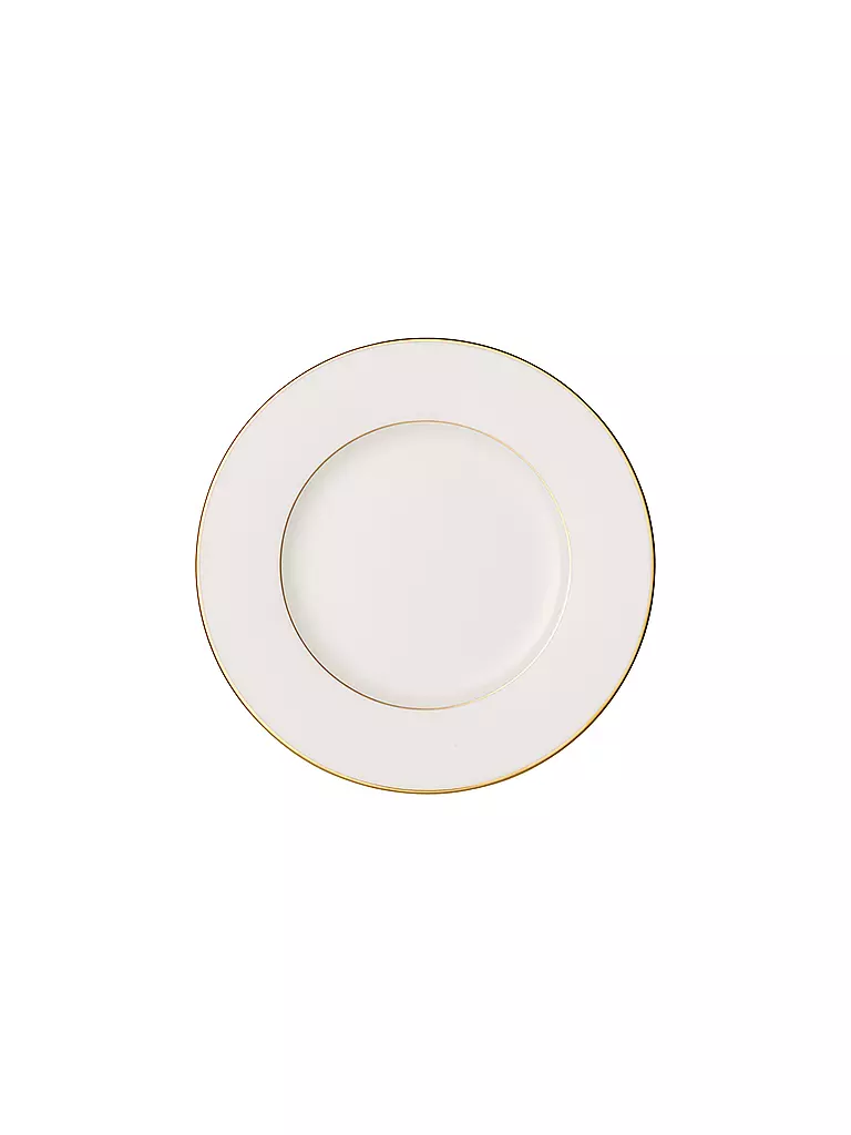 VILLEROY & BOCH SIGNATURE | Plato de desayuno "Anmut Gold" 22cm | Blanco
