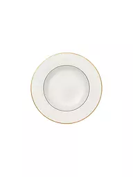 VILLEROY & BOCH SIGNATURE | Plato hondo "Anmut Gold" 24cm | Blanco