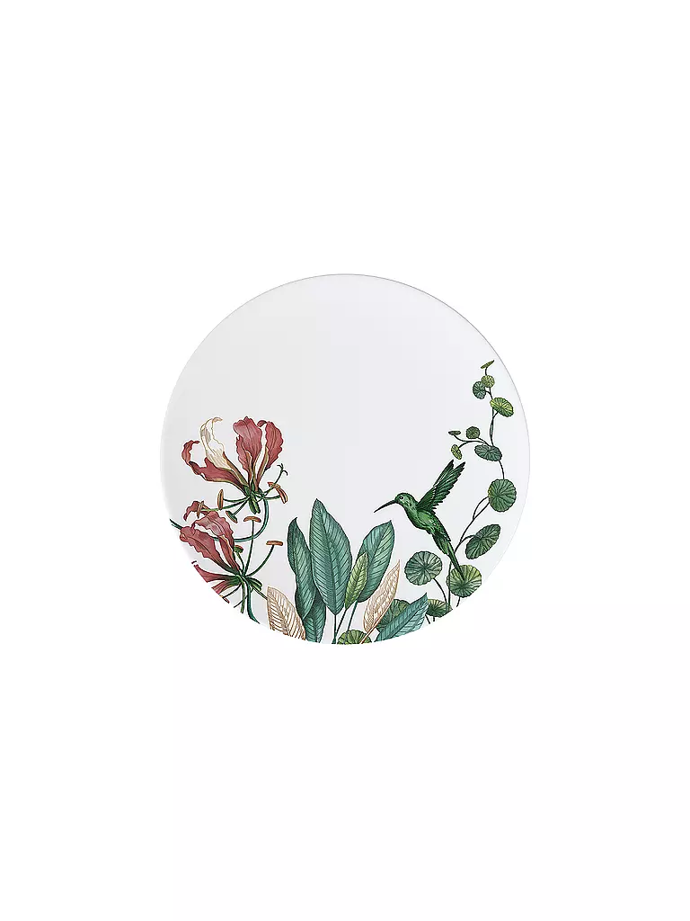 VILLEROY & BOCH SIGNATURE | Plato llano 27x27cm Avarua Blanco | Multicolor