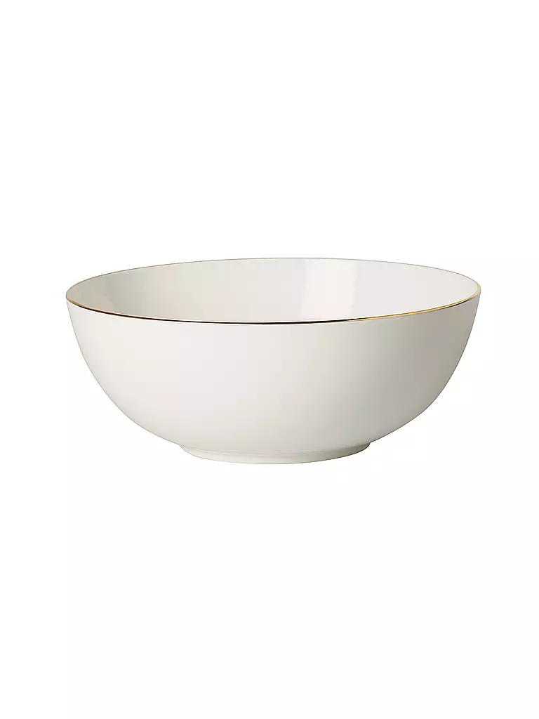 VILLEROY & BOCH SIGNATURE | Schüssel rund "Anmut Gold" 23cm | Blanco