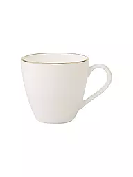 VILLEROY & BOCH SIGNATURE | Taza de moca/espresso "Anmut Gold" 0,10 l | Blanco