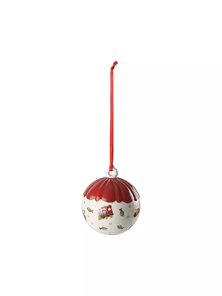 VILLEROY & BOCH | Adorno navideño, bola de porcelana de 6 cm "Toy's Delight" | Multicolor