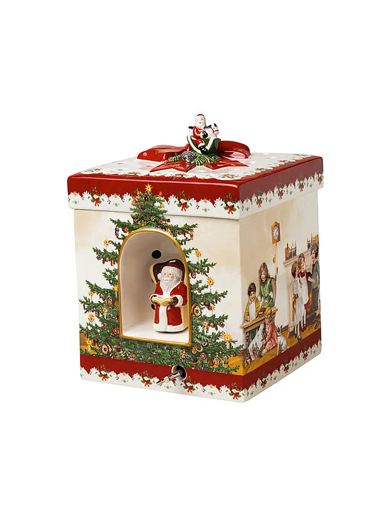 VILLEROY & BOCH | Caja de música Toy's Delight Paket rectangular 17x17x21cm | Multicolor