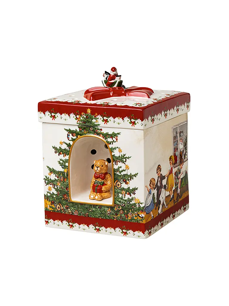 VILLEROY & BOCH | Caja de música Toy's Delight Paket rectangular 17x17x21cm | Multicolor