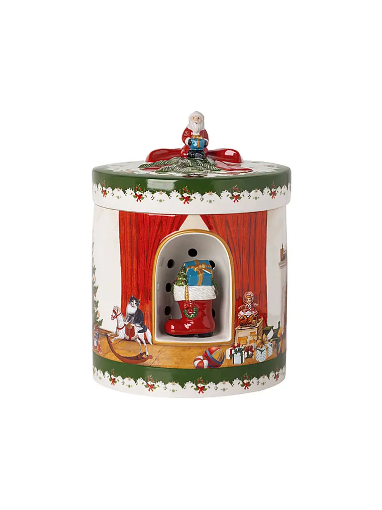 VILLEROY & BOCH | Caja de música Toy's Delight Santa trae regalos 16x16x21cm | Multicolor