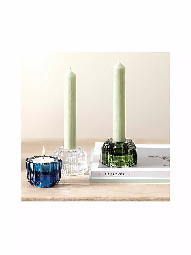 VILLEROY & BOCH | Candelabro 2en1 6x4,5cm FLEUR | Transparente
