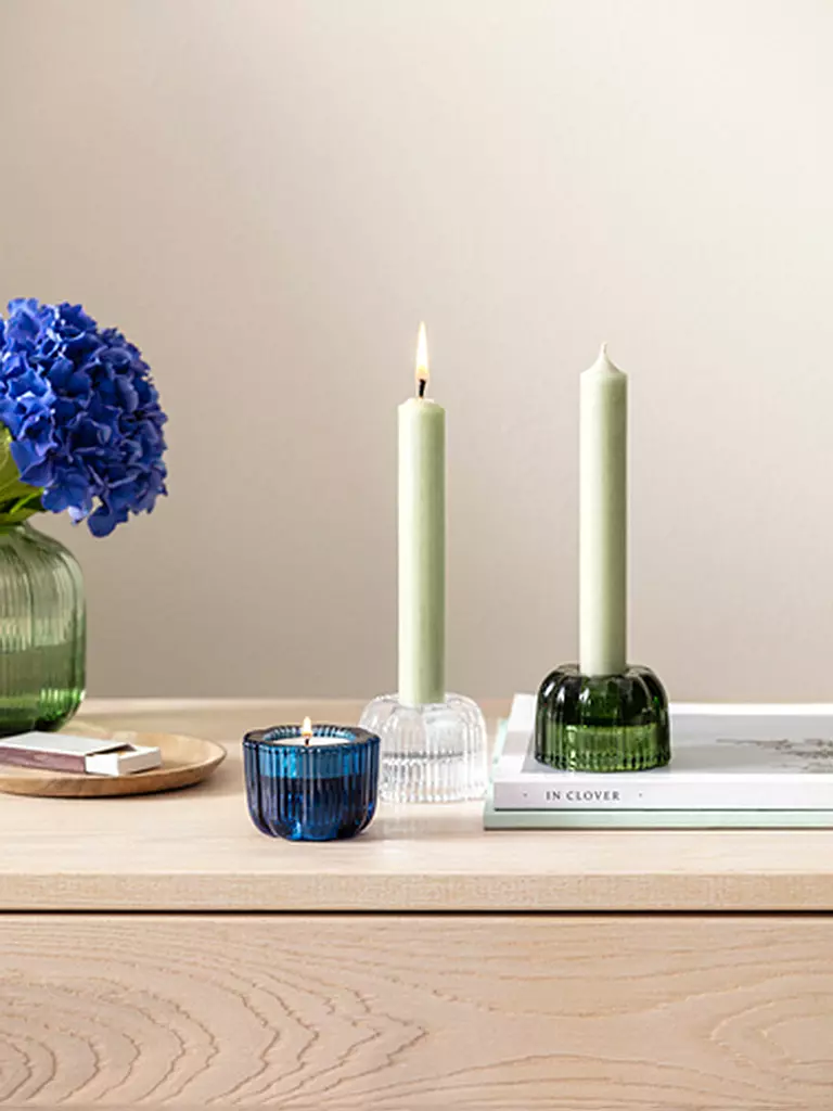 VILLEROY & BOCH | Candelabro 2en1 6x4,5cm FLEUR | Transparente