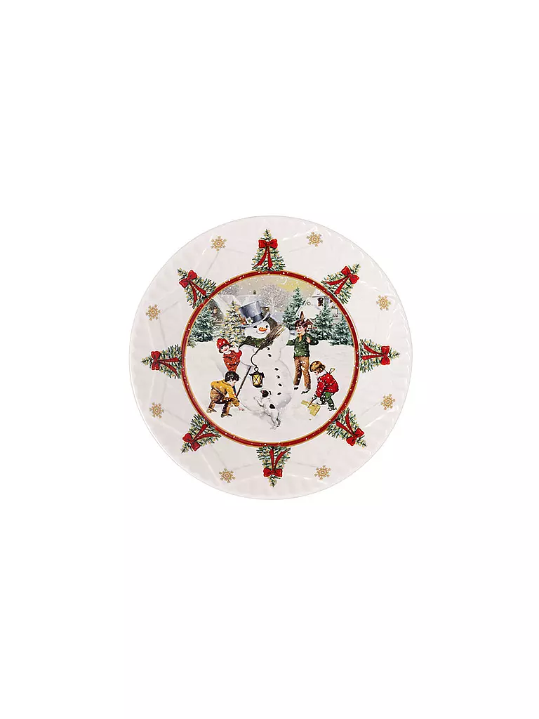 VILLEROY & BOCH | Cuenco navideño Toys Fantasy 24cm Muñeco de nieve | Multicolor