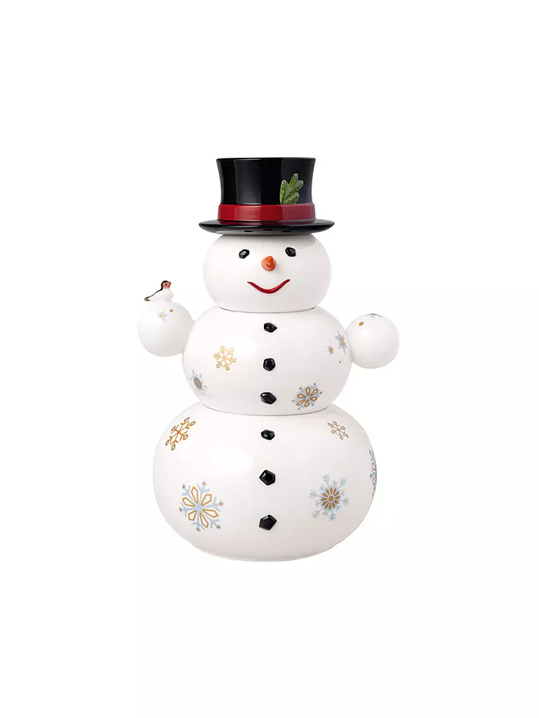 VILLEROY & BOCH | Dosis navideña de 31 cm MUÑECO DE NIEVE | Multicolor