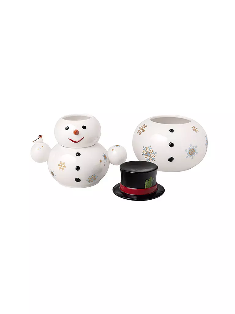 VILLEROY & BOCH | Dosis navideña de 31 cm MUÑECO DE NIEVE | Multicolor