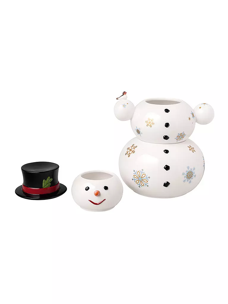 VILLEROY & BOCH | Dosis navideña de 31 cm MUÑECO DE NIEVE | Multicolor